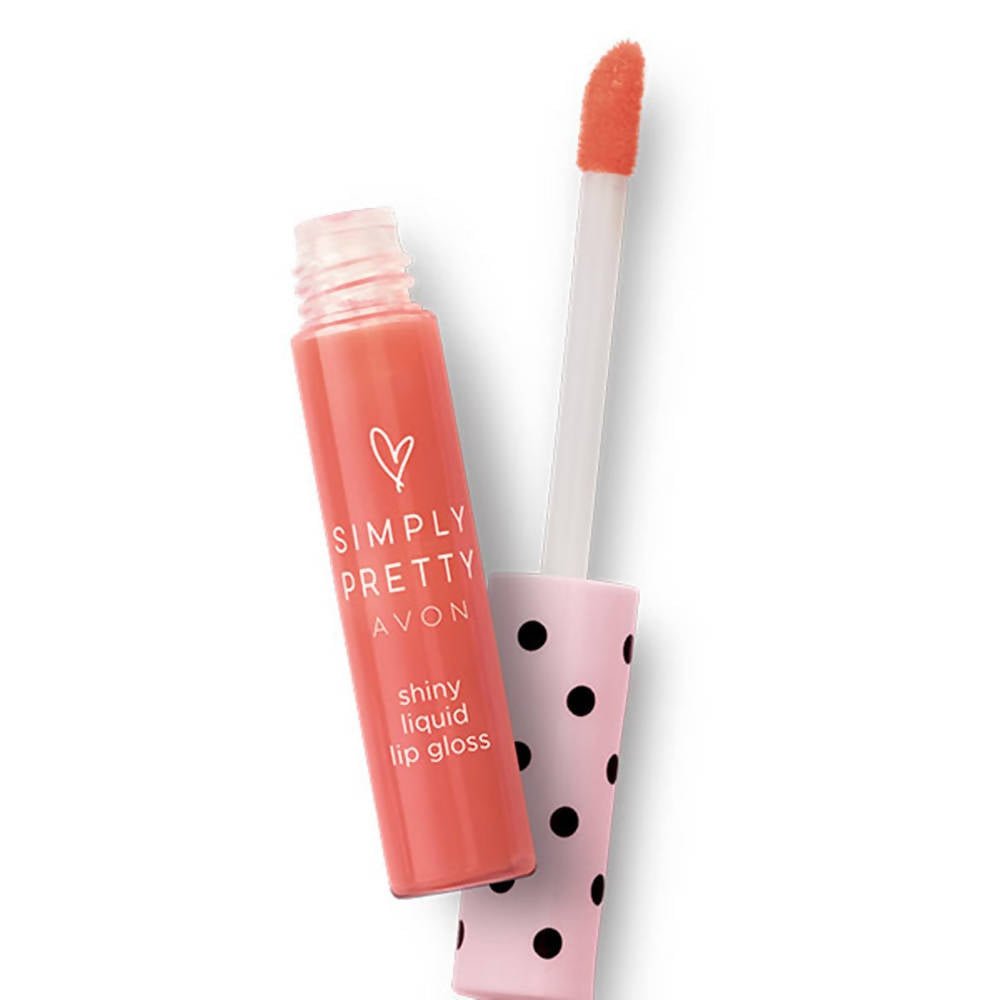 Image 3 of Avon Simply Pretty Shiny Liquid Lipgloss - Caramel Shine