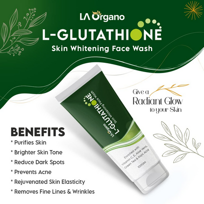 Image 5 of LA Organo Papaya Skin Whitening Cream and Glutathione Face Wash Combo
