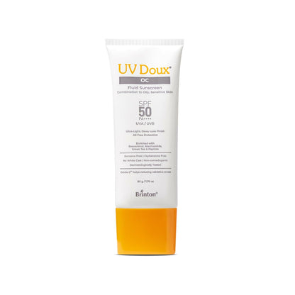 Image 1 of 50 gm / Pack of 1 for the product Brinton Uv Doux Oc Fluid Sunscreen