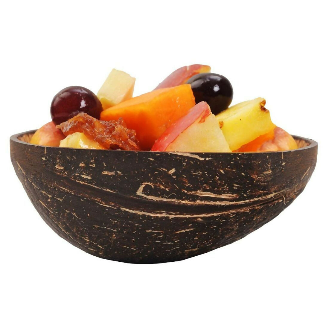 Image 3 of Thenga Natural Oval Coconut Shell Bowls