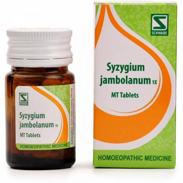 Image 1 of 1X / 20 gm for the product Dr. Willmar Schwabe India Syzygium Jambolanum MT Tablets