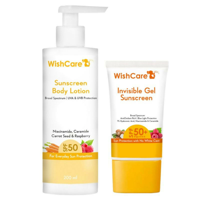 Image 1 of Wishcare Ceramide Sunscreen Kit - SPF 50 Broad Spectrum - PA+++ UVA & UVB Protection
