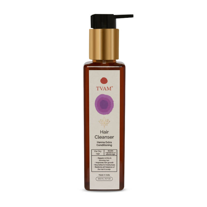 Image 1 of 200 ml for the product Tvam Henna Extra Conditioning Hair Cleanser