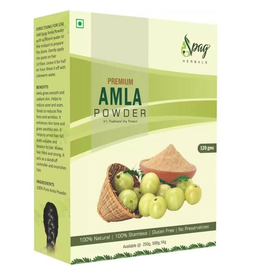 Image 1 of 120 gm for the product Spag Herbals Premium Amla Powder