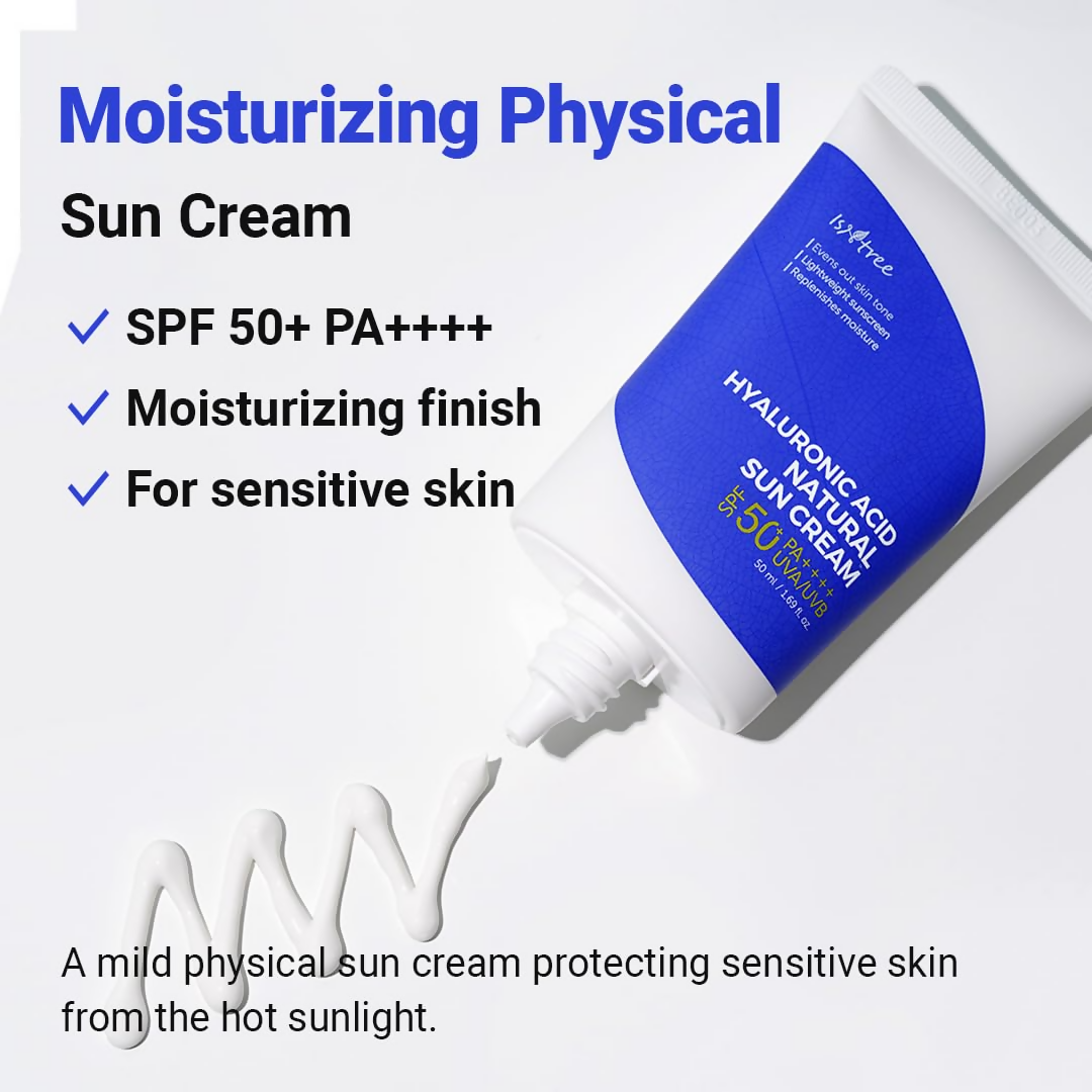 Image 2 of Isntree Hyaluronic Acid Natural Suncream SPF 50