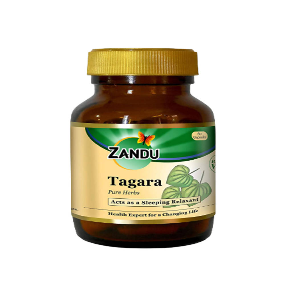 Image 1 of Pack of 1 for the product Zandu Tagara Pure Herbs Capsules