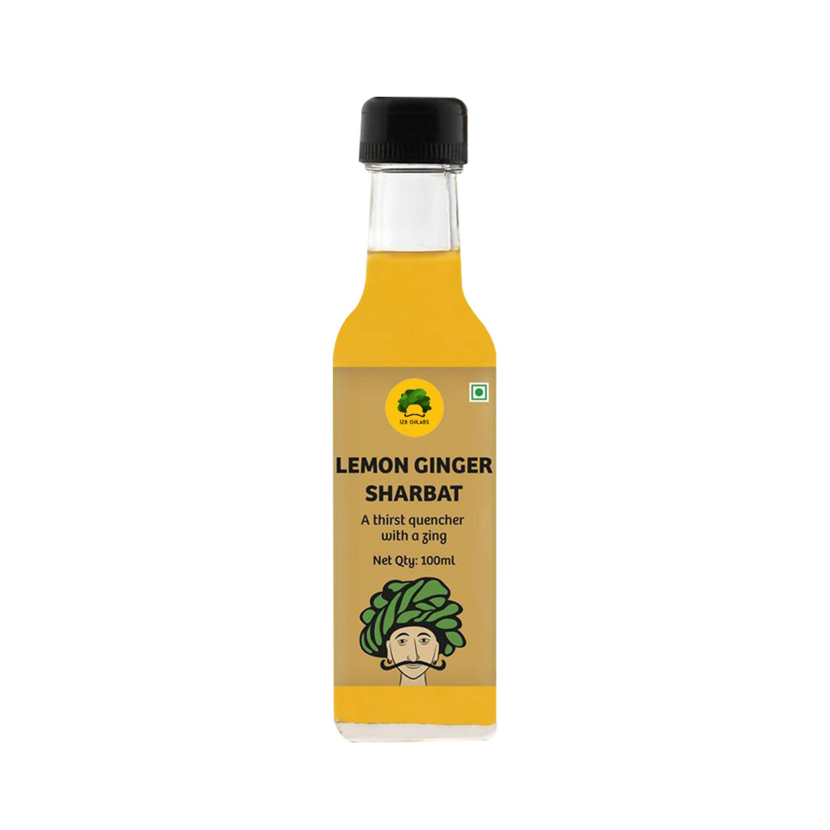 Image 1 of 100 ml for the product Gulabs Lemon Ginger Syrup