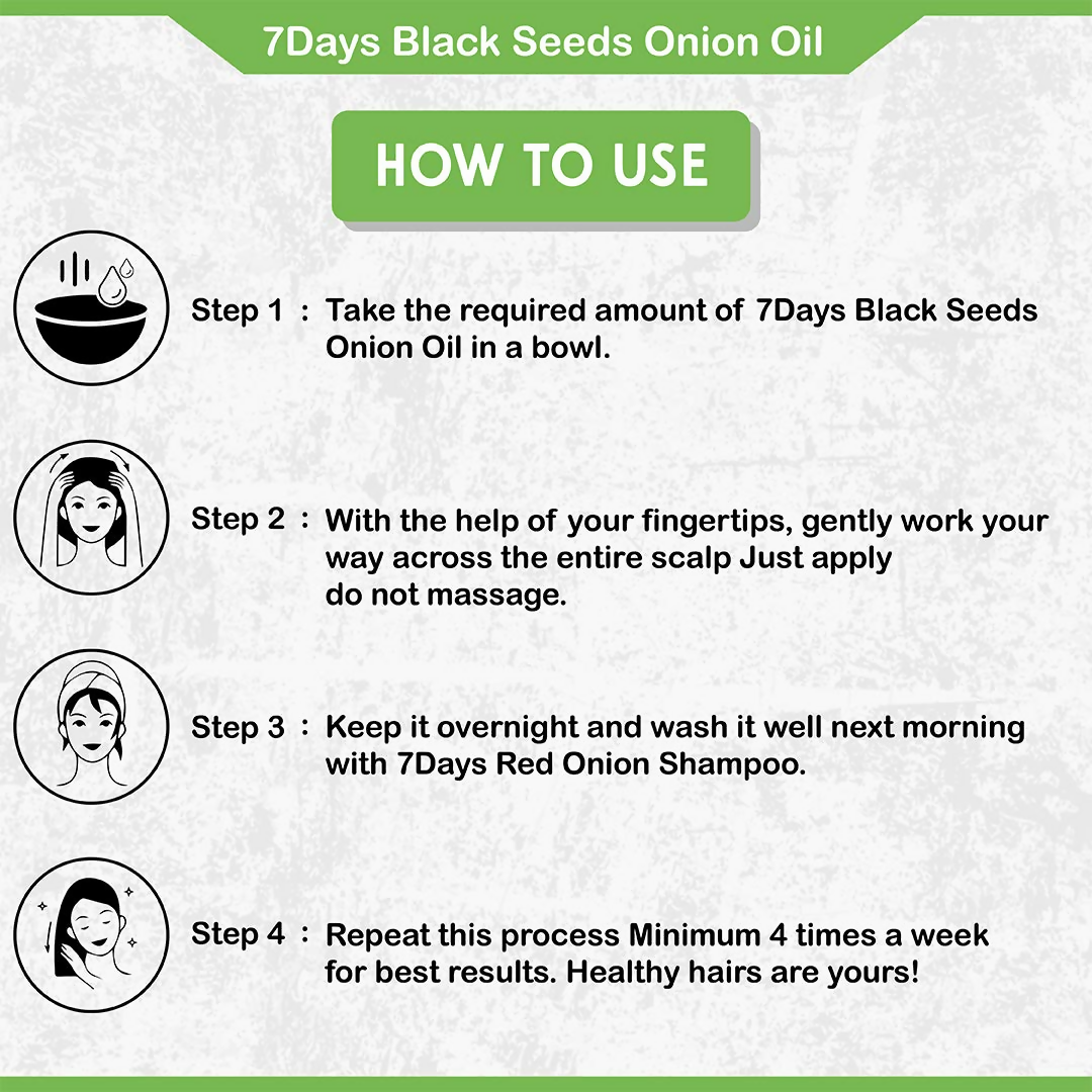 Image 5 of Kisra 7Days Black Seed Onion Hair Oil