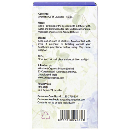Image 3 of Vrinda Lavender Aromatic Oil