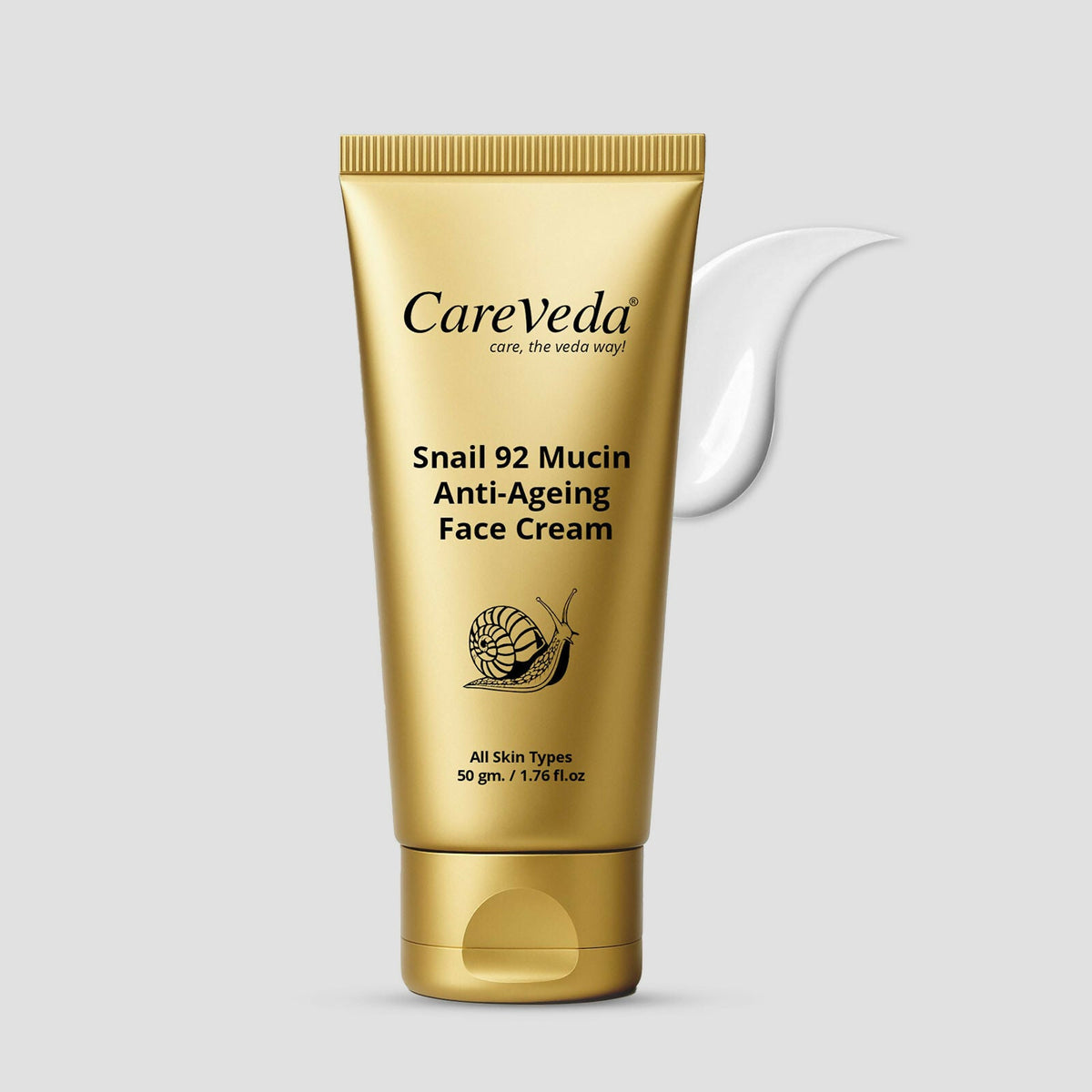 Image 4 of CareVeda Snail 92 Mucin Anti-Aging Face Cream for Skin Repair