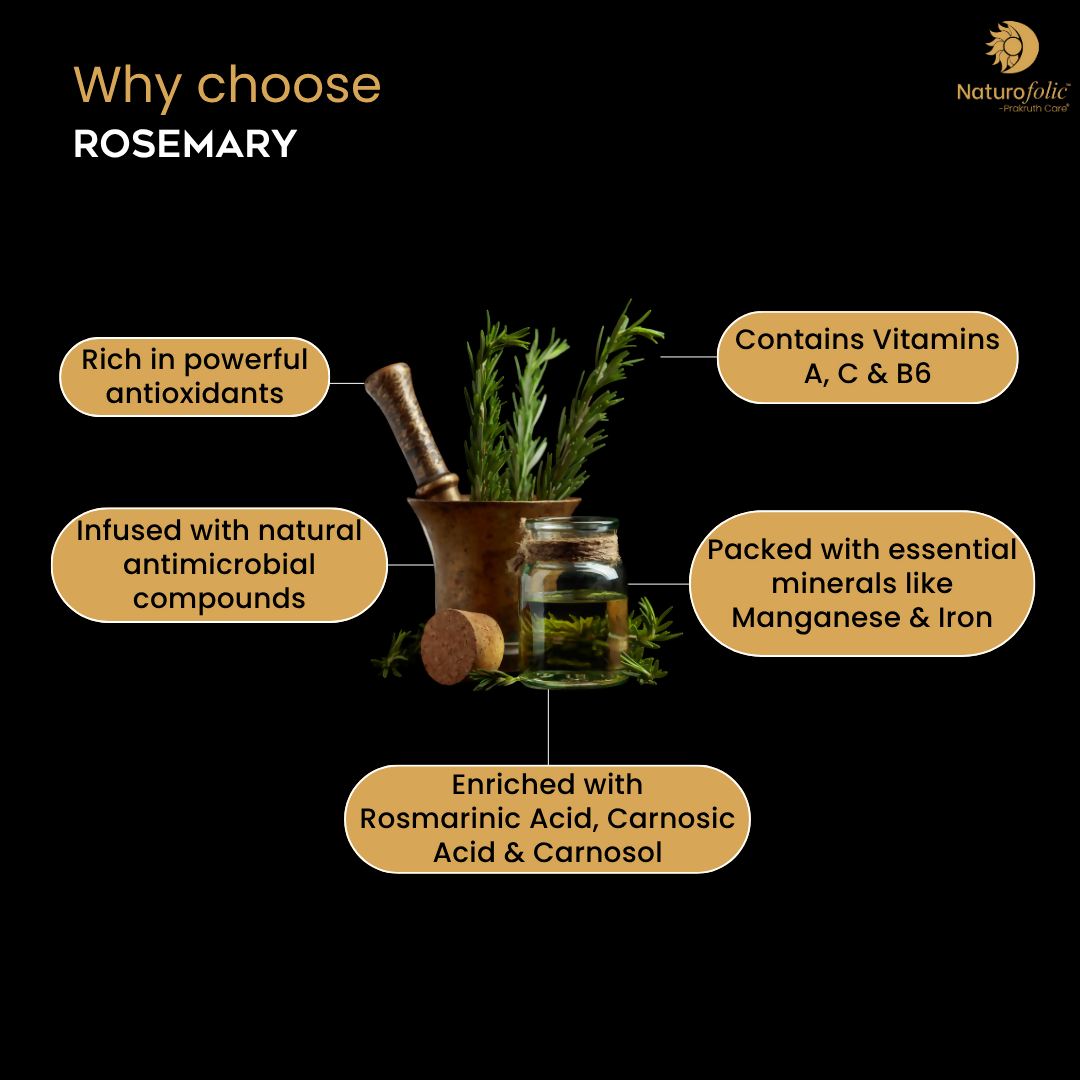 Image 3 of Prakruth Care Ayurvedic Inspired Rosemary Hair Oil