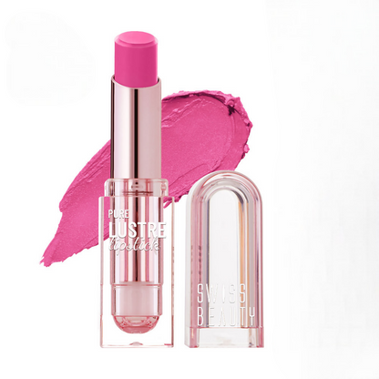 Image 1 of Swiss Beauty High Shine Finish Smooth Glide Pure Lustre Lipstick - 2 My Rose