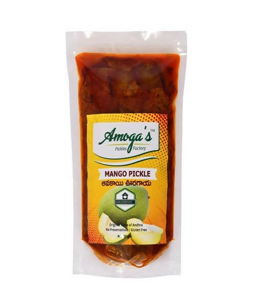 Image 1 of Amoga's Pickles Factory Andhra Authentic Mango Avakaya Pickle