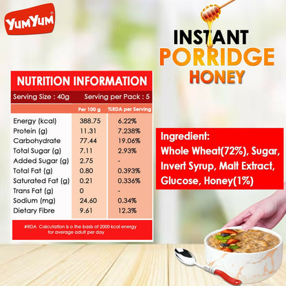 Image 3 of Yum Yum Instant Porridge Honey