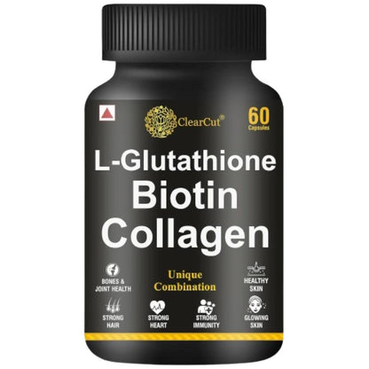 Image 1 of ClearCut L-Glutathione Biotin Collagen Capsules