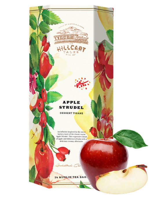 Image 1 of 14 Tea Bags for the product The Hillcart Tales Apple Strudel Dessert Tisane Tea Bags