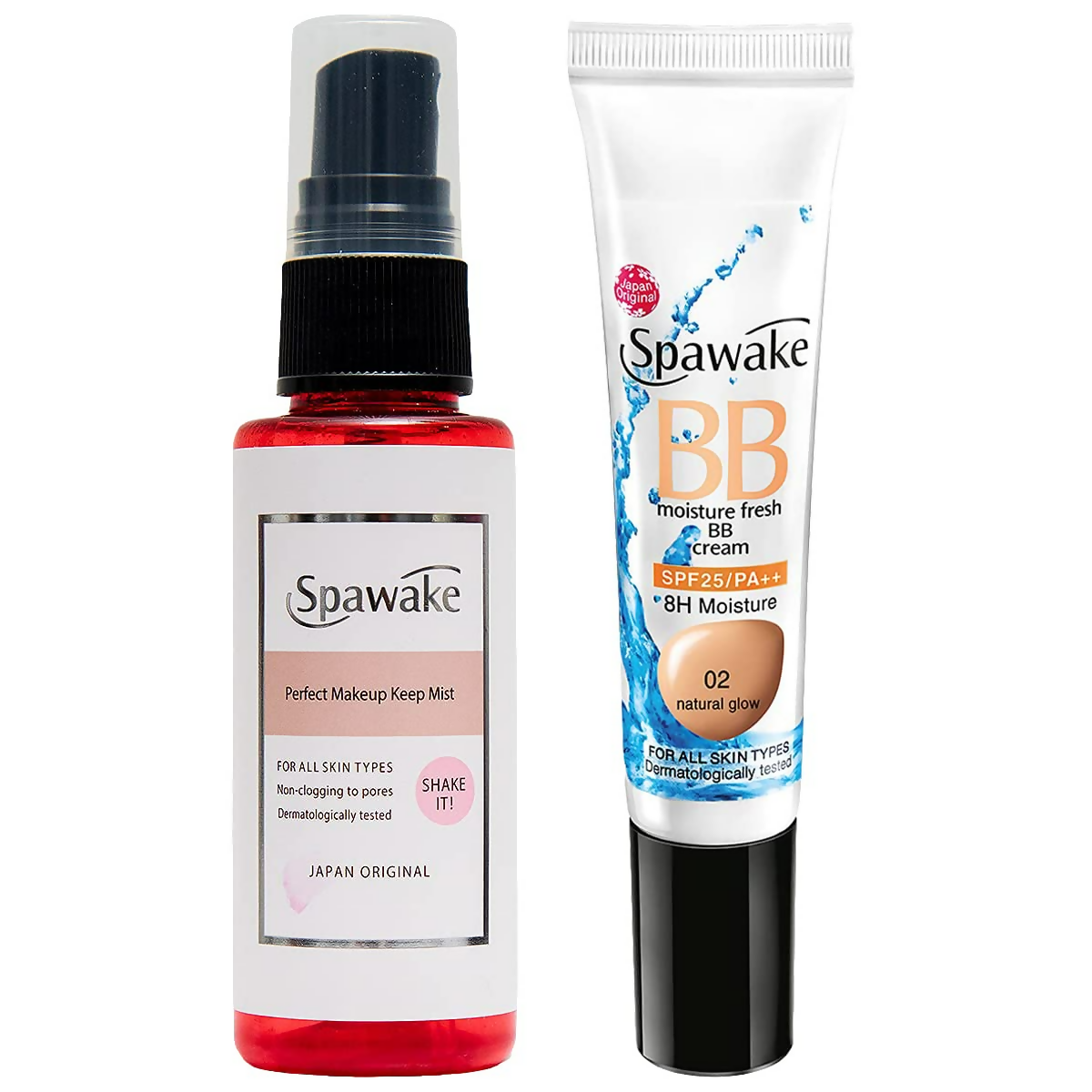 Image 1 of Spawake Makeup mist with Vitamin B6 + Natural Glow BB Cream Combo