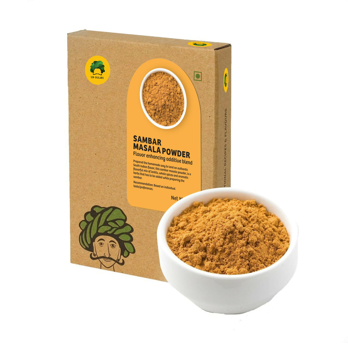 Image 1 of 100 gm for the product Gulabs Sambar Masala