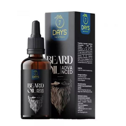 Image 1 of 7 Days Advanced Beard & Hair Growth Oil