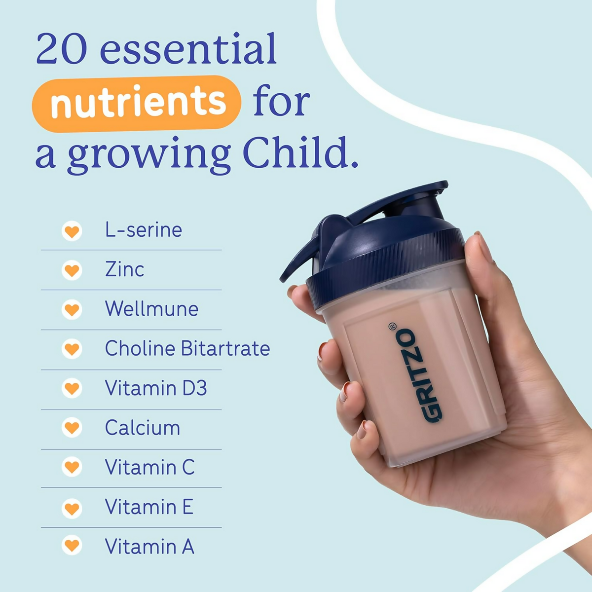 Image 7 of Gritzo SuperMilk Overall Growth (2-6y Boy & Girl) (Double Chocolate) with Super Gummies (Strawberry)