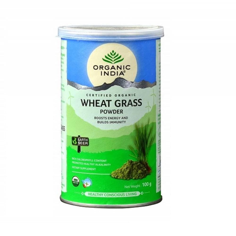 Image 1 of Organic India Wheat Grass Powder - 100 Gm