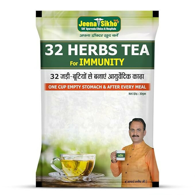 Image 1 of 30 gm for the product Jeena Sikho 32 Herbs Tea