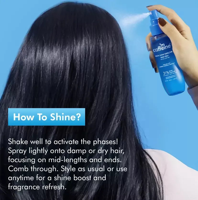 Image 8 of mCaffeine High ⁠Shine Perfector Hair Spray