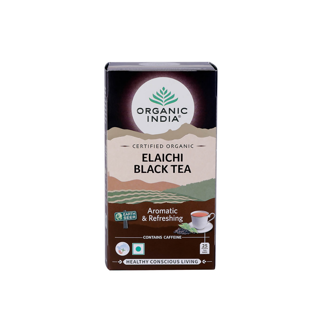 Image 1 of Organic India Elaichi Flavoured Black Tea Bags