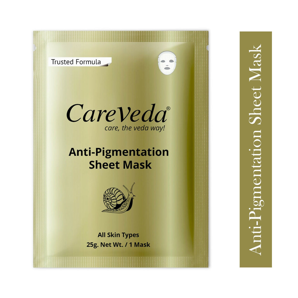 Image 2 of CareVeda Tone & Glow Anti Pigmentation Sheet Mask Suitable For All Skin Types