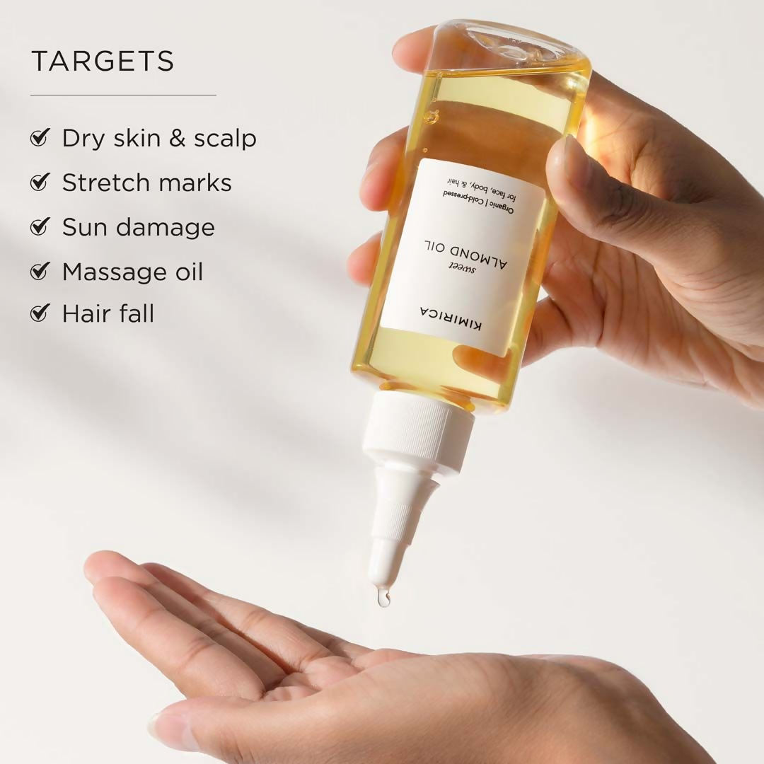 Image 3 of Kimirica Sweet Almond Oil For Hair & Glowing Skin