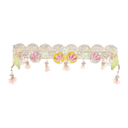 Image 5 of Renu's Creation Parrot & Lotus Pastel Toran