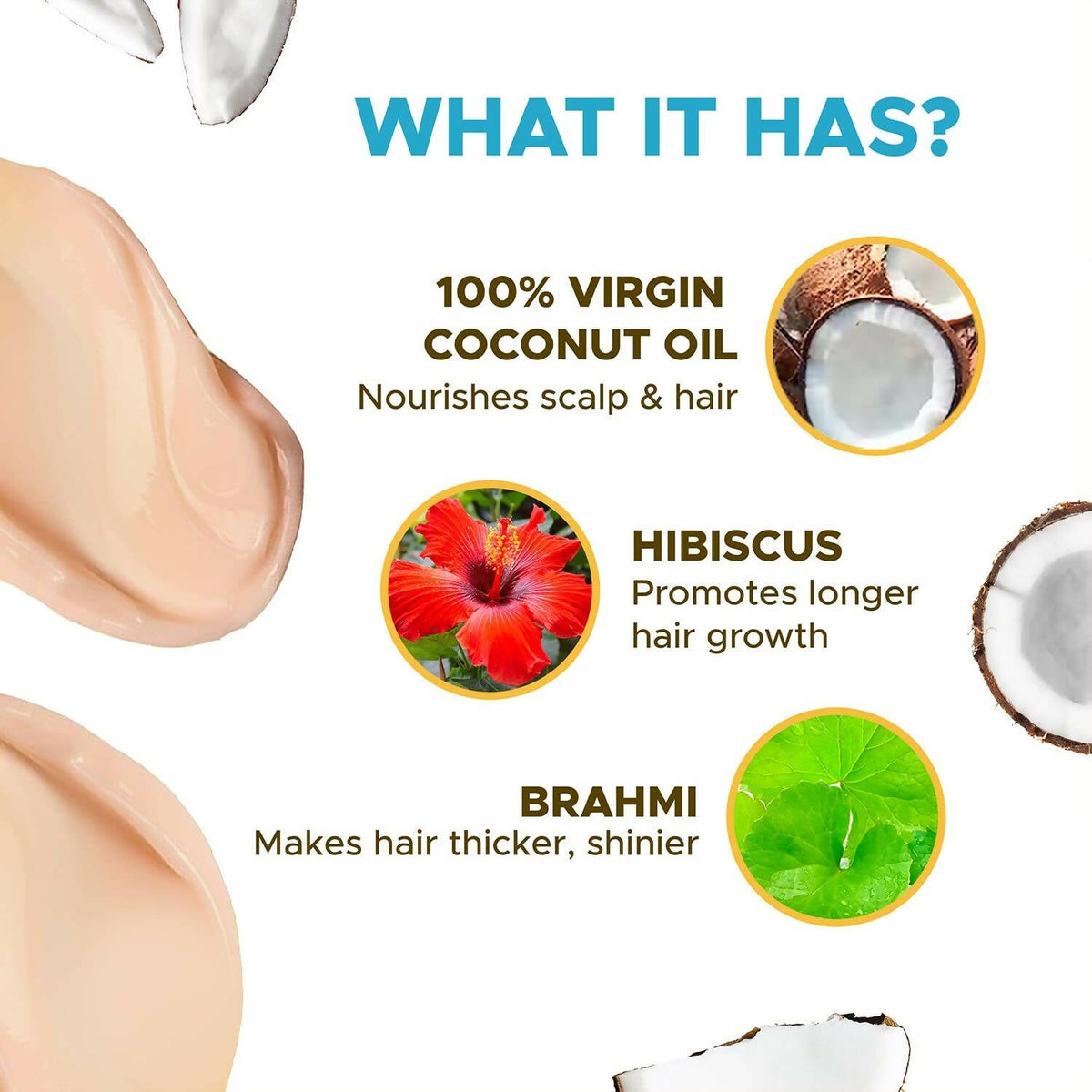 Image 2 of Coco Soul Hair & Scalp Conditioner with Coconut, Hibiscus & Brahmi