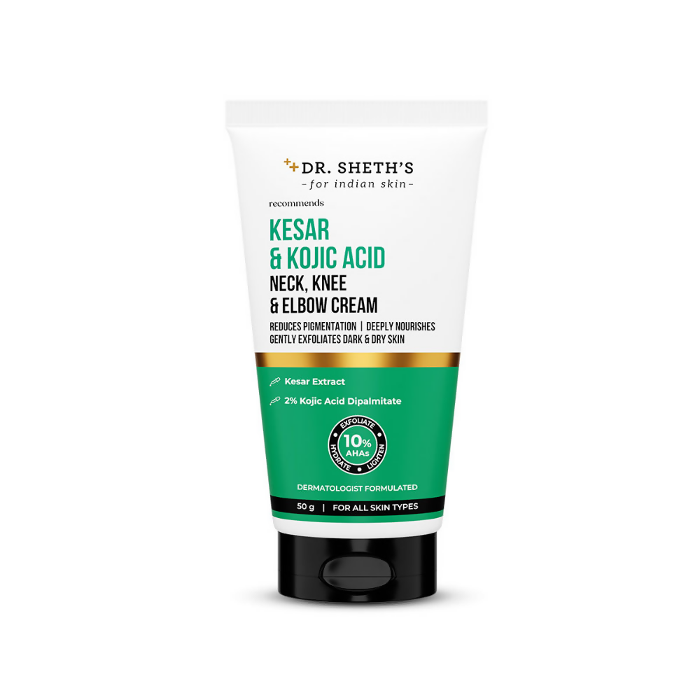 Image 1 of Dr. Sheth's Kesar & Kojic Acid Neck Knee & Elbow Cream