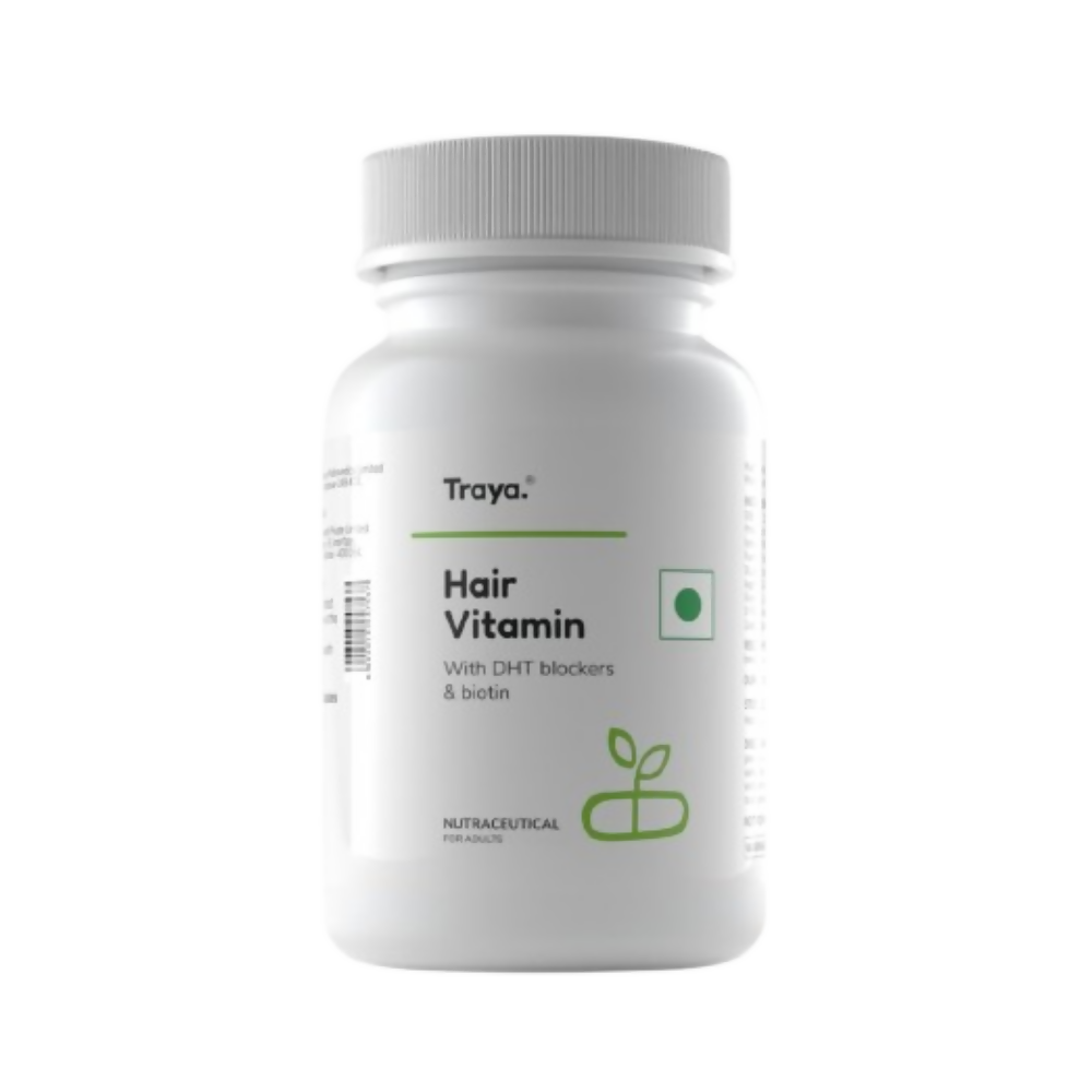 Image 1 of Traya Hair Vitamins with Biotin and Bhringraj Capsules