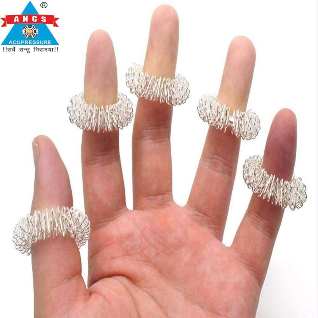Image 2 of ANCS Sujok Acupressure Finger Massage Ring Kit