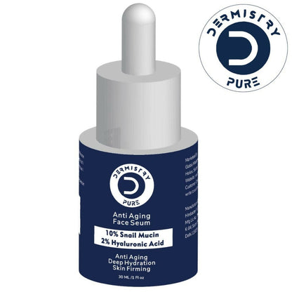 Image 2 of Dermistry Pure 10% Snail Mucin 96 Peptide Anti-Ageing Moisturizer Skin Firming Tightening Face Serum