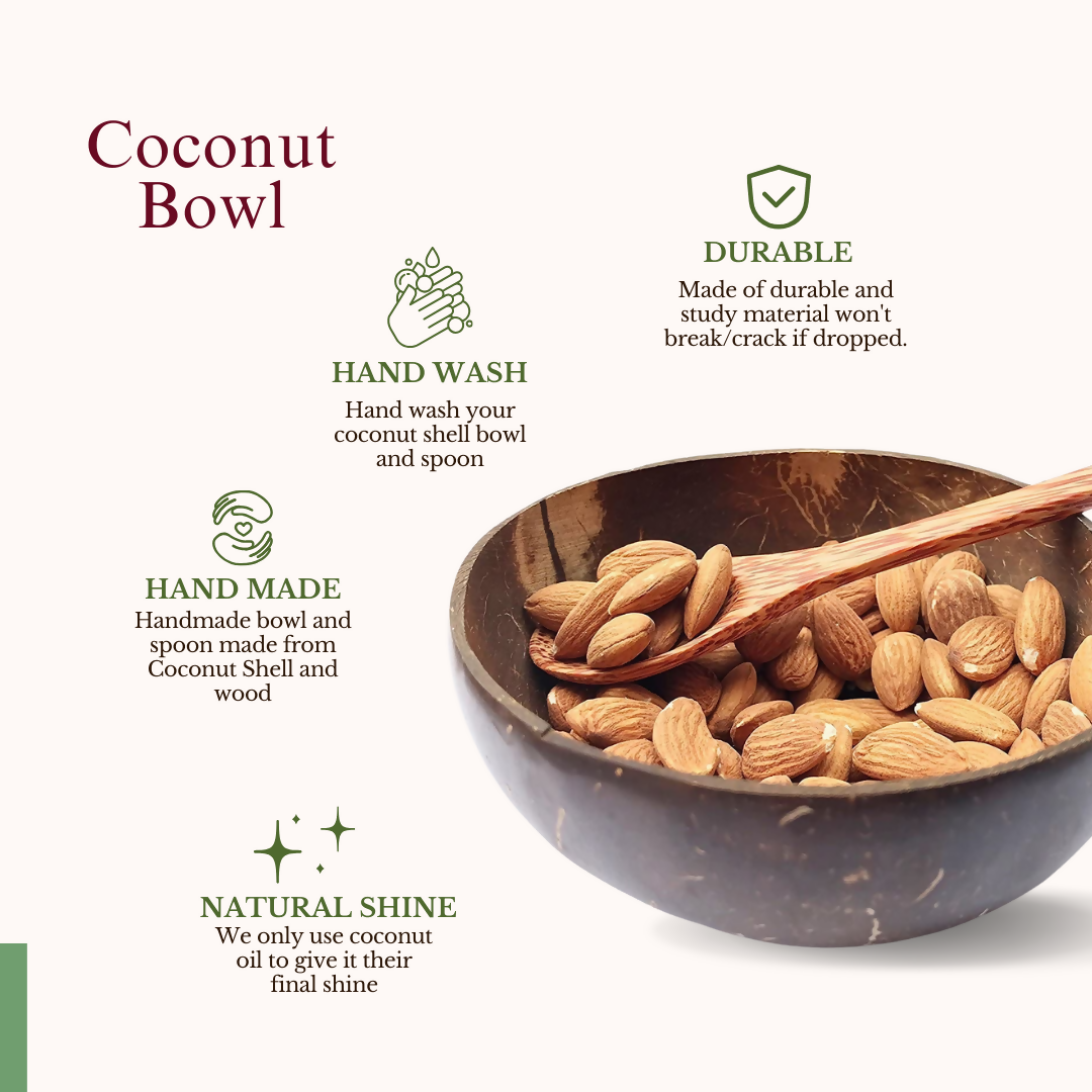 Image 3 of Thenga Artisan Coconut Bowl with Spoon