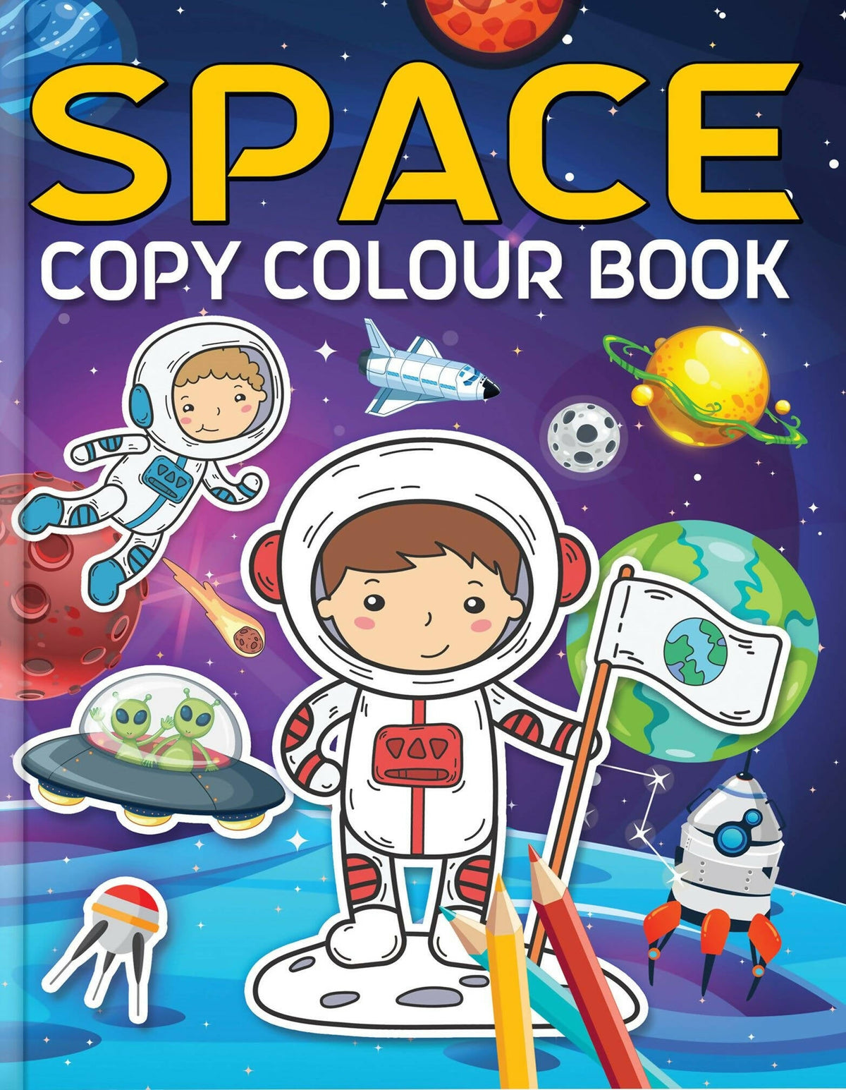Image 1 of Paperback for the product Dreamland Space Copy Colour Book