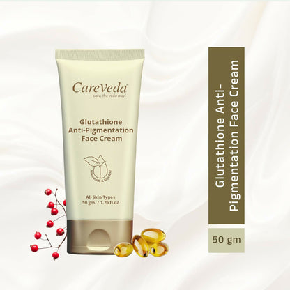 Image 3 of CareVeda Glutathione Anti-Pigmentation Face Cream Enriched with Kojic Acid & Niacinamide