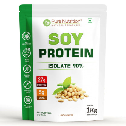 Image 1 of 1 kg / Pack of 1 for the product Pure Nutrition Soy Protein Isolate Powder