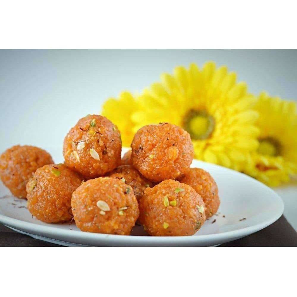Image 1 of Pulla Reddy Motichoor Laddu / Motichoor Laddu | Indian Sweets Motichoor Ladoo with Pure Ghee By G Pulla Reddy Sweets