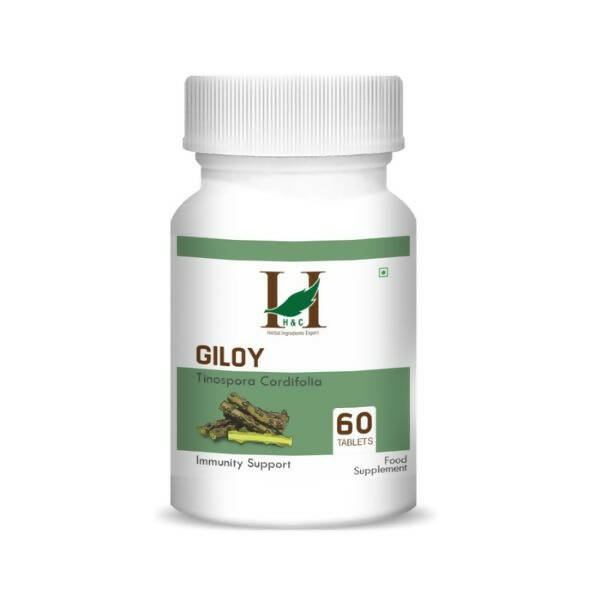 Image 1 of 60 tabs for the product H&C Herbal Giloy Tablets
