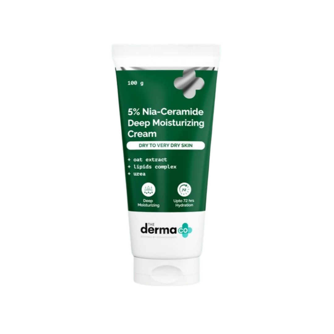 Image 1 of The Derma Co 5% Nia-Ceramide Deep Moisturizing Cream
