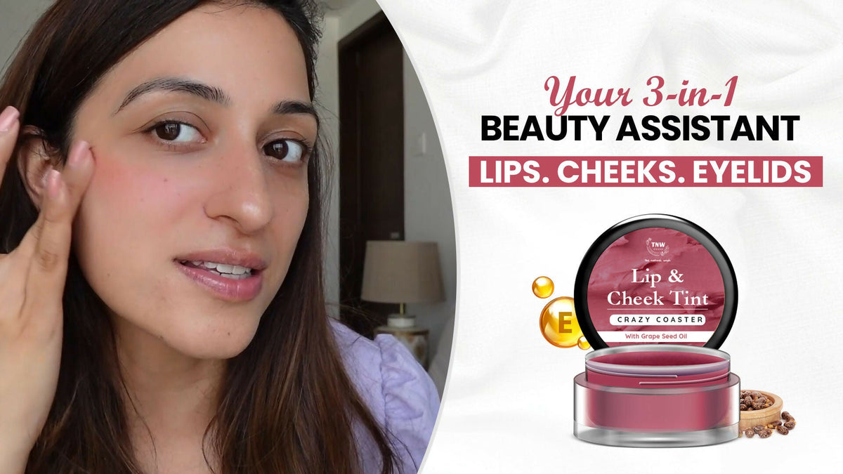 Image 3 of The Natural Wash Crazy Coaster Lip & Cheek Tint with Grape Seed Oil