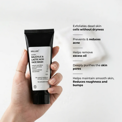 Image 4 of Brillare Mini Salicylic and Lactic Acid Face Wash