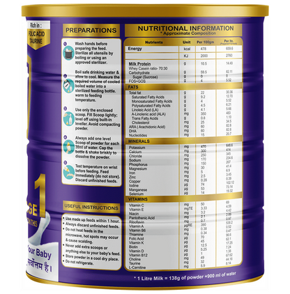 Image 2 of Wellknown Healthcare Totlac Plus Baby Milk Powder Stage 1, Upto 6 Months