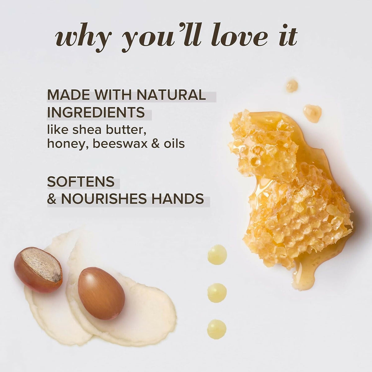 Image 2 of Burt's Bees Shea Butter Hand Repair Hand Cream with Cocoa Butter & Sesame Oil