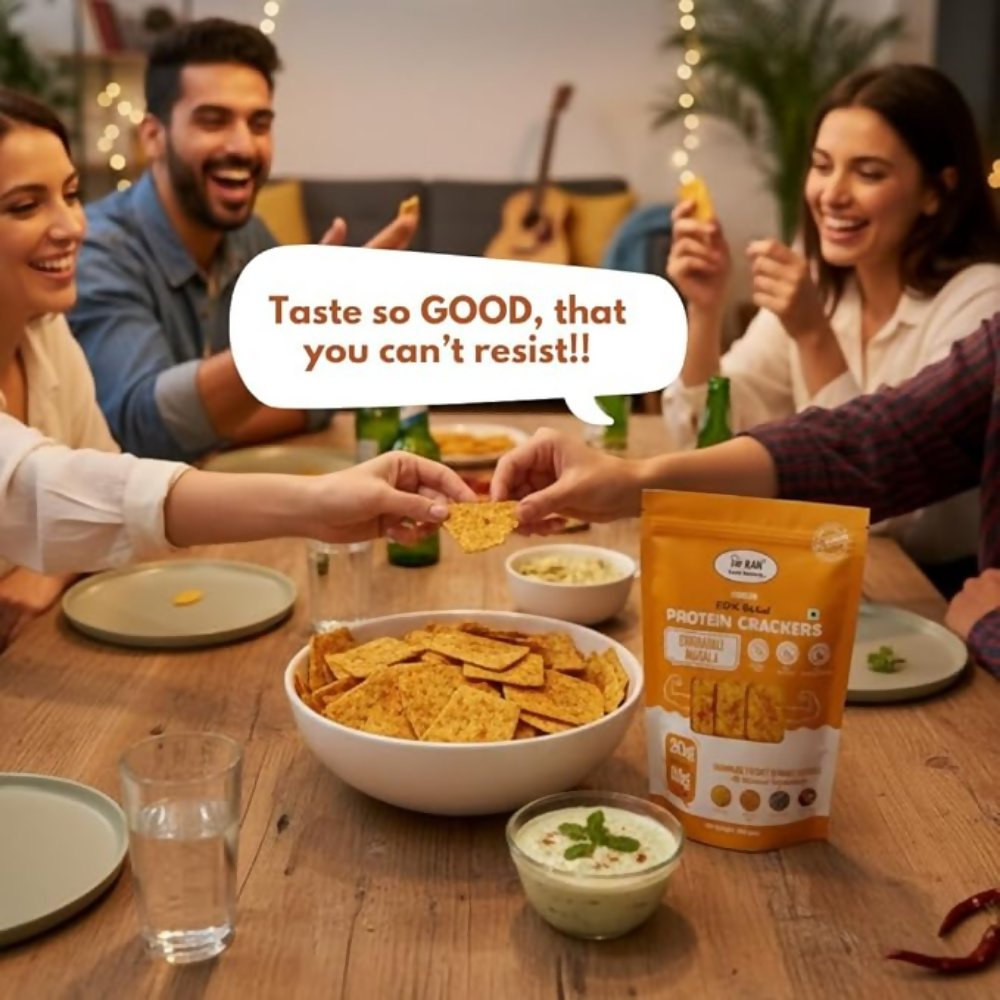 Image 5 of NIHKAN Protein Thins Crackers - Chorafali Masala