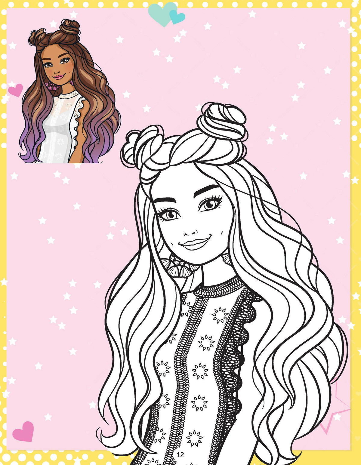 Image 7 of Dreamland Publications Barbie Copy Colouring Book : Children Drawing, Painting & Colouring Book