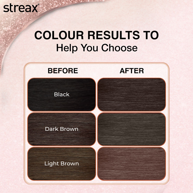 Image 4 of Streax Gel No Ammonia 100% Grey Coverage Hair Color - Natural Brown 4